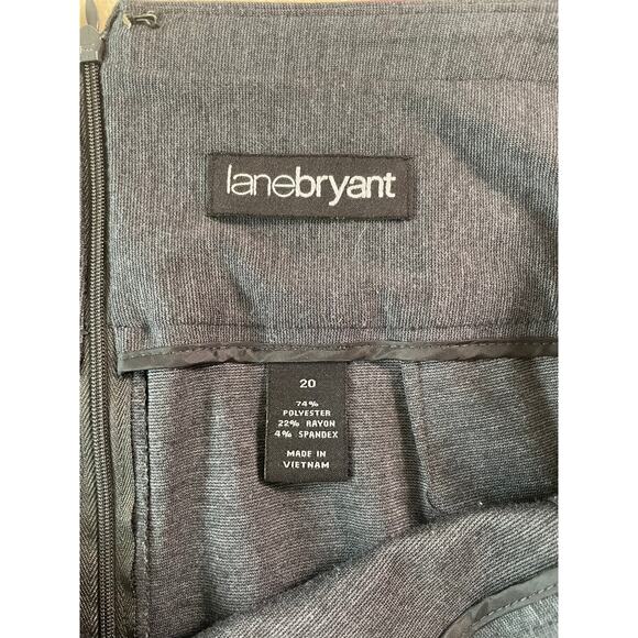 Lane Bryant charcoal Pencil skirt SZ 20 Plus workwear office - Picture 2 of 5